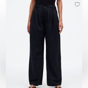 Madewell harlow drapey twill black size 6P